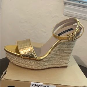 Gold Zara Wedge